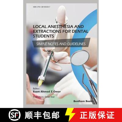 【3-4周达】Local Anesthesia and Extractions for Dental Students: Simple Notes and Guidelines [9781681086347]