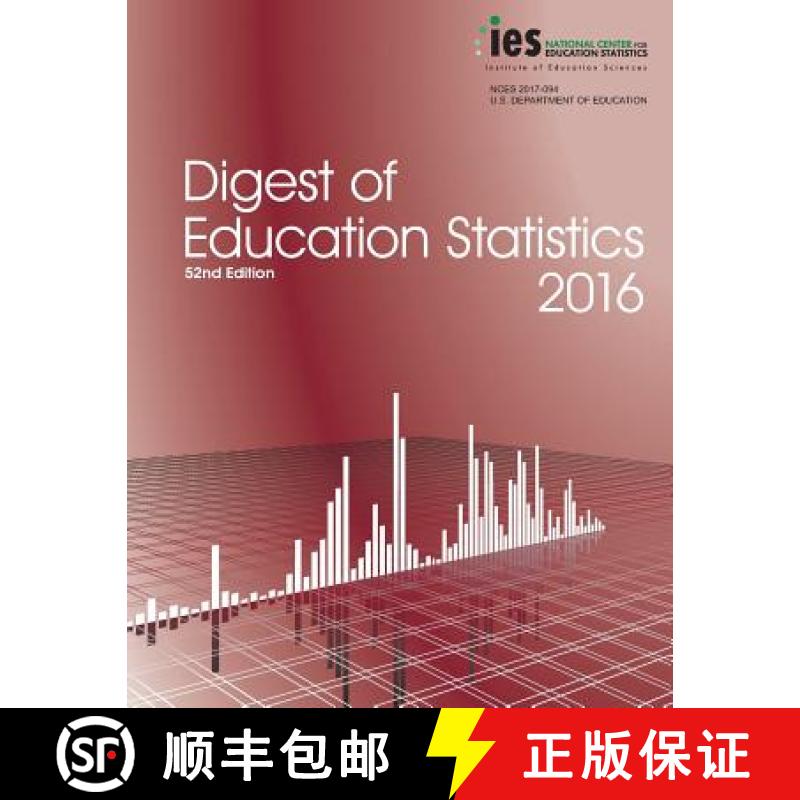 【3-4周达】Digest of Education Statistics 2016 [9781598048865]