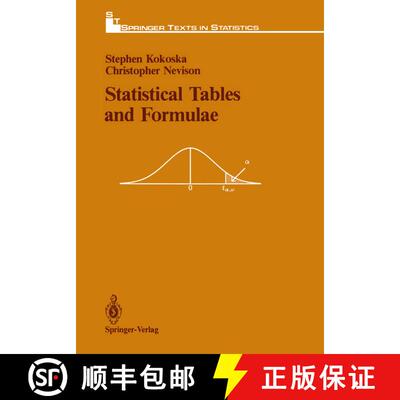 【3-4周达】Statistical Tables and Formulae [9780387968735]