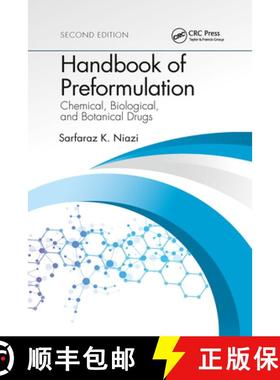 【3-4周达】Handbook of Preformulation: Chemical, Biological, and Botanical Drugs, Second Edition [9781032338477]