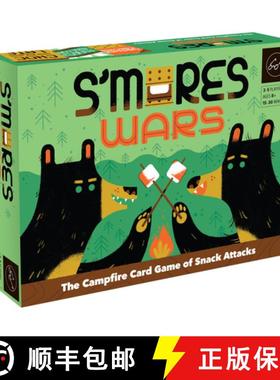 【3-4周达】S'Mores Wars: The Campfire Card Game of Snack Attacks (Competitive Card-Drafting Marshmall... [9781452176628]