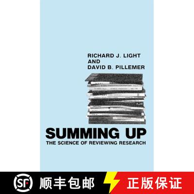 【3-4周达】Summing Up – The Science of Reviewing Research (Paper) [9780674854314]