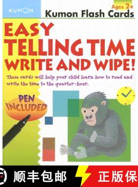 【3-4周达】Easy Telling Time Write and Wipe! [With Pen] [9781933241456]