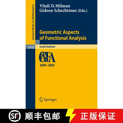 【3-4周达】Geometric Aspects of Functional Analysis : Israel Seminar 2004-2005 [9783540720522]