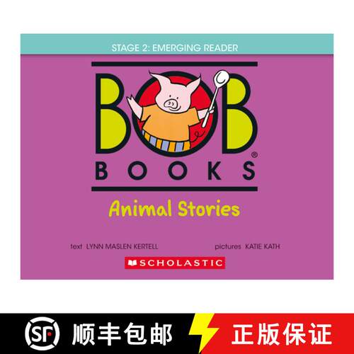 【3-4周达】Bob Books - Animal Stories Hardcover Collection of 12 Stories | Decodable Phonics Stories,... [9781546121435]