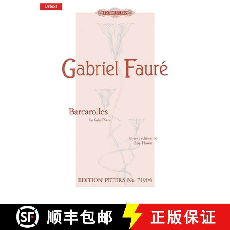 【3-4周达】Barcarolles for Piano: Urtext [9790577087573]