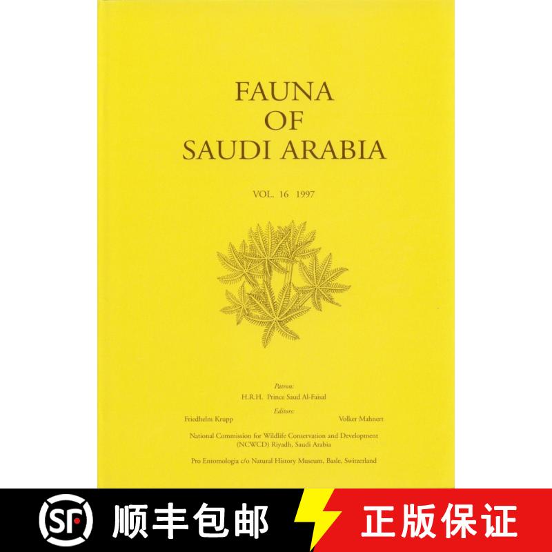 预订 Fauna of Saudi Arabia, Volume 16 [9783723400166]