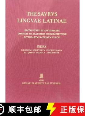 预订 Index Librorum Scriptorum Inscriptionum Ex Quibus Exempla Afferuntur [9783598707674]