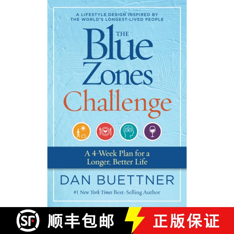 【4周达】The Blue Zones Challenge: A 4-Week Plan for a Longer, Better Life [9781426221941]