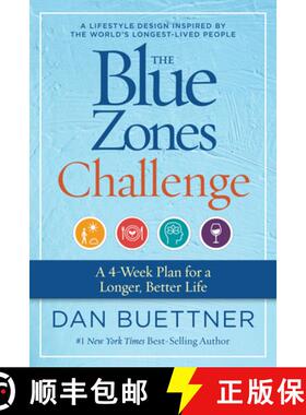 【3-4周达】The Blue Zones Challenge: A 4-Week Plan for a Longer, Better Life [9781426221941]
