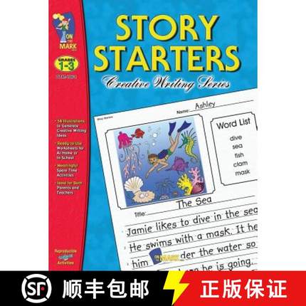 【3-4周达】Story Starters: Grades 1-3 [9781550357776]