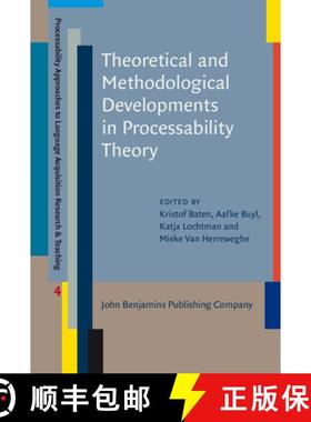 【3-4周达】Theoretical and Methodological Developments in Processability Theory [9789027203045]