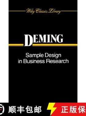【3-4周达】Sample Design In Business Research (Wiley Classics Library) [Wiley统计学] [9780471523703]
