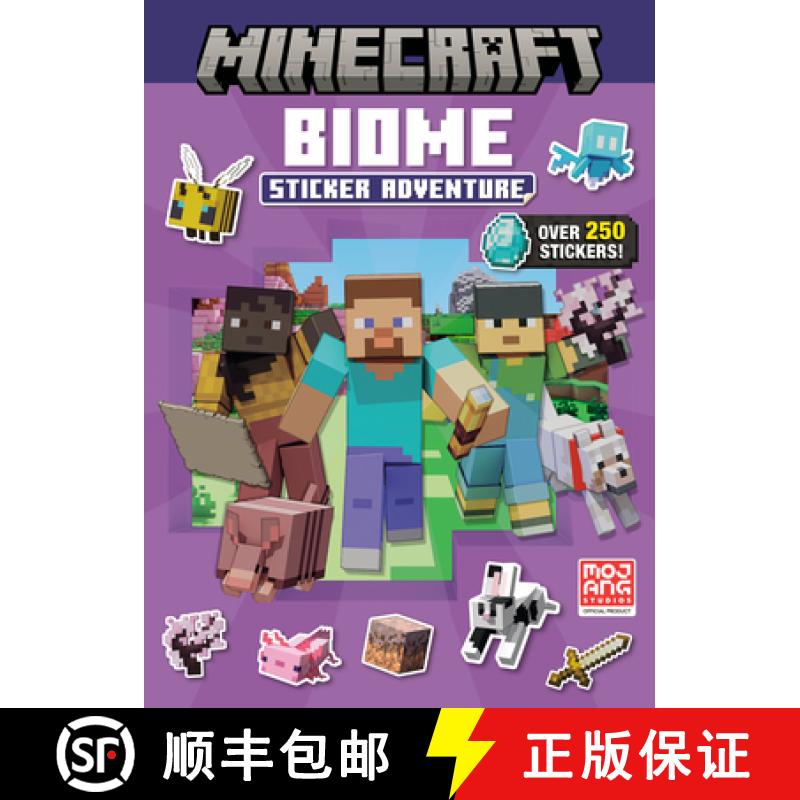 【3-4周达】Biome Adventures Sticker Book (Minecraft) [9798217032099]