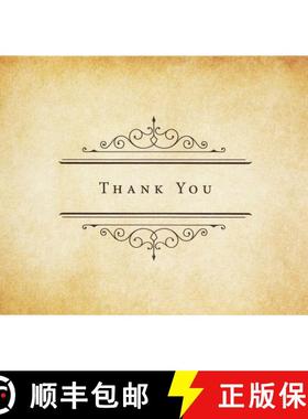 预订 Vintage Parchment Thank You Cards [9781441338860]