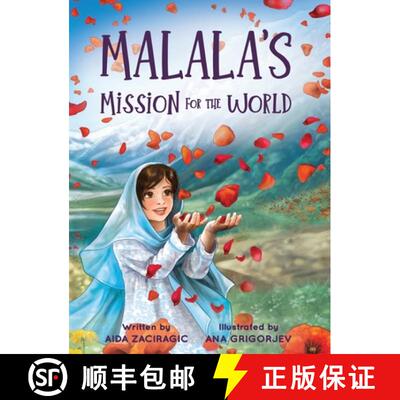 【3-4周达】精装 Malala's Mission for the World: A Children's Book About Bravery and the Fight for Gir... [9789152784204]