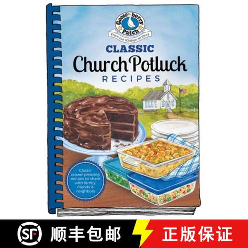 【3-4周达】精装 Classic Church Potluck Recipes [9781620934876]