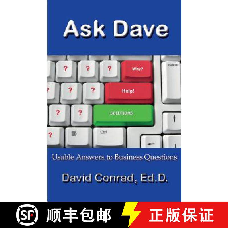【3-4周达】Ask Dave: Usable Answers to Business Questions [9781596300842]