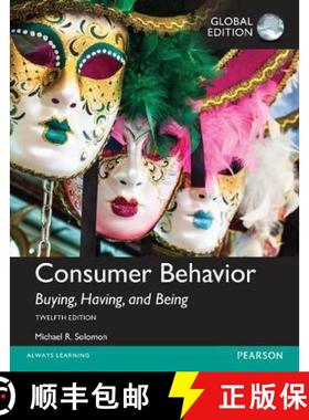 【3-4周达】Consumer Behavior: Buying, Having, and Being plus MyMarketingLab with Pearson eText, Globa... [9781292153209]