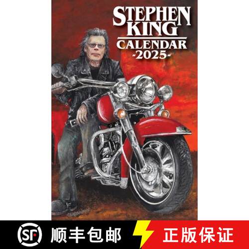 【3-4周达】精装 2025 Stephen King Calendar: Meeting Stephen King [9781623307103]