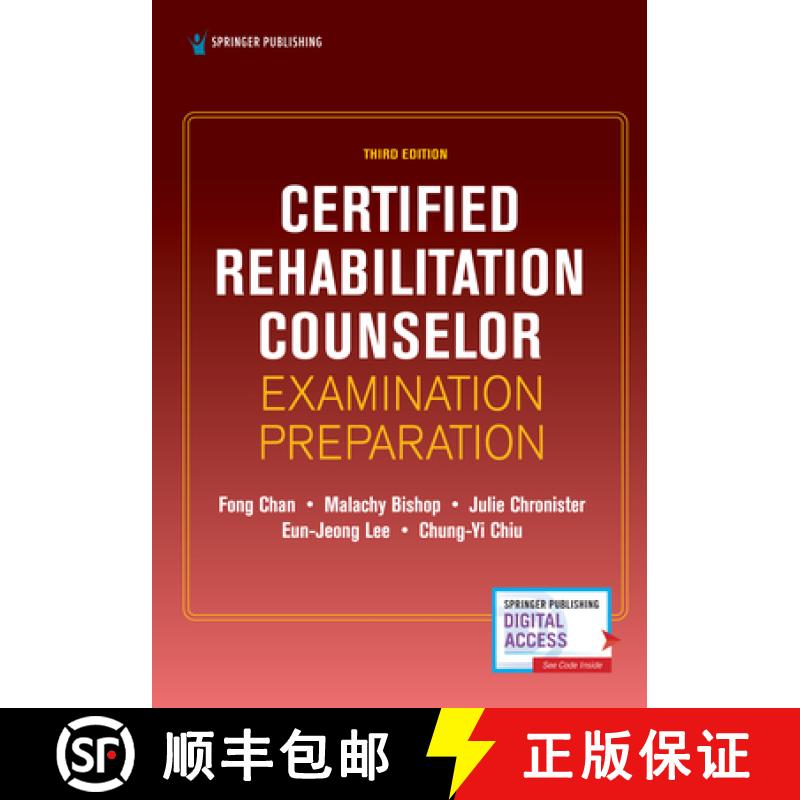 【3-4周达】Certified Rehabilitation Counselor Examination Preparation, Third Edition [9780826158246]