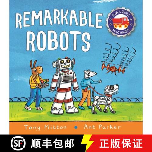 【3-4周达】Amazing Machines: Remarkable Robots [9780753446447]