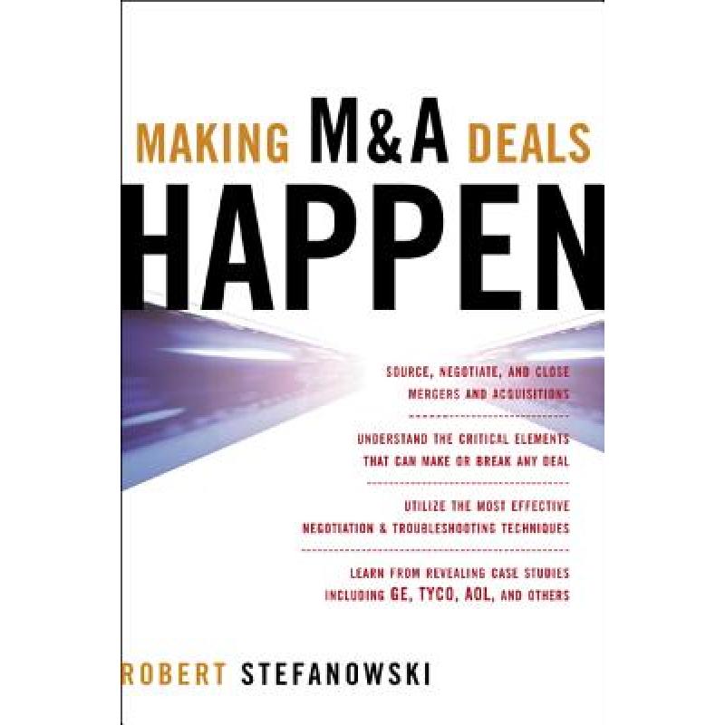 【4周达】Making M and A Deals Happen [9780071447409] 书籍/杂志/报纸 原版其它 原图主图