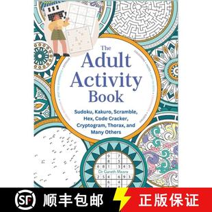 Book Cryptogram Sudoku Activity The Thorax Cracker Kakuro ... Hex Adult Code 4周达 9781805472537 Scramble