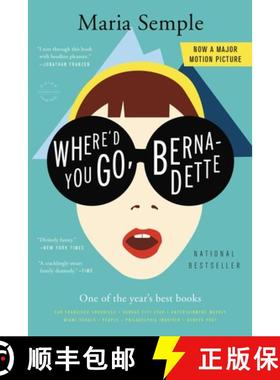 【3-4周达】Where'd You Go, Bernadette: A Novel [9780316204262]
