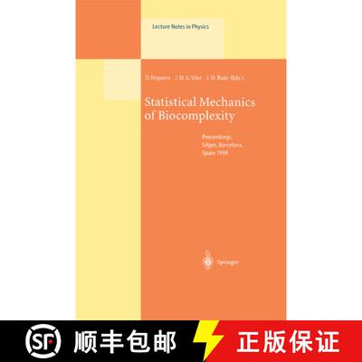 【3-4周达】Statistical Mechanics of Biocomplexity : Proceedings of the XV Sitges Conference, Held at ... [9783642085536]