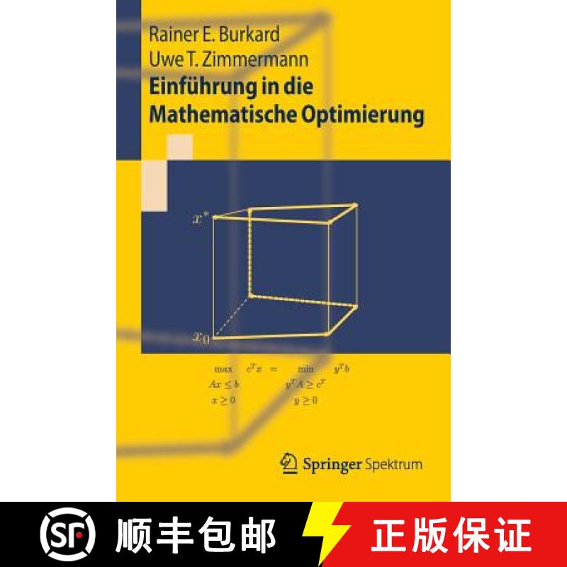 【3-4周达】Einführung in Die Mathematische Optimierung [9783642286728]