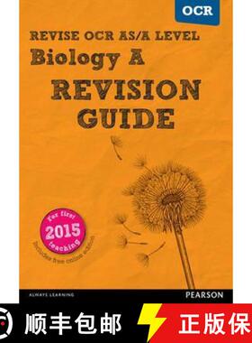 【3-4周达】Pearson REVISE OCR AS/A Level Biology: Revision Guide inc online edition - for 2025, 2026 ... [9781447984368]