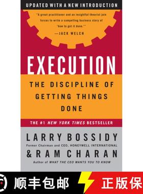 现货 执行：如何完成任务的学问 Execution: The Discipline of Getting Things Done [9780609610572]
