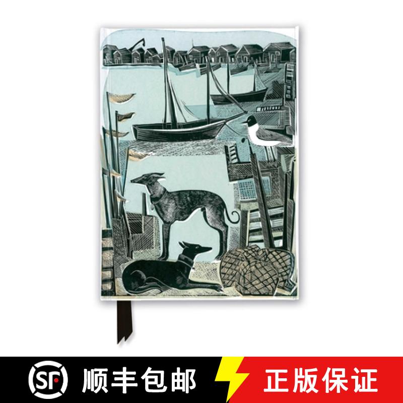 【2-3周达】Angela Harding: Harbour Whippets (Foiled Journal) [9781839642944]
