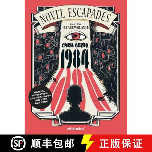 【3-4周达】Novel Escapades: 1984: Puzzles, Games, and Activities for Avid Readers [9788854421356]