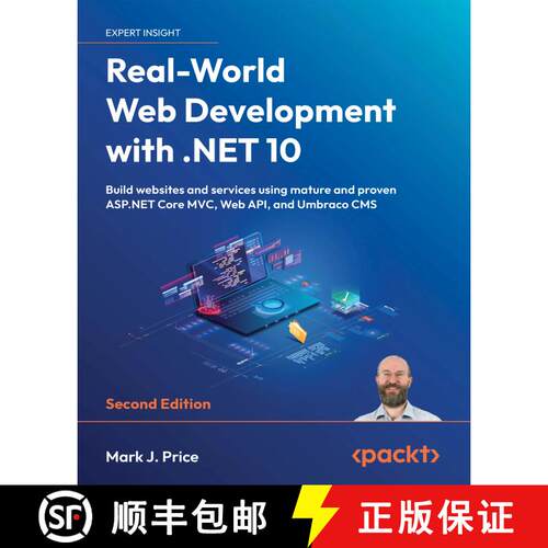 预订 Real-World Web Development with .NET 10 - Second Edition: Build websites and services using matu... [9781835888926]