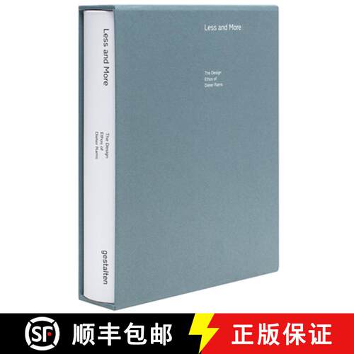 【3-4周达】精装 Less and More: The Design Ethos of Dieter Rams [9783899555844]
