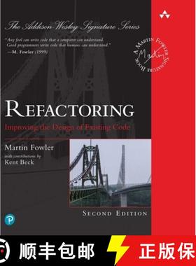 【3-4周达】Refactoring: Improving the Design of Existing Code [9780134757599]