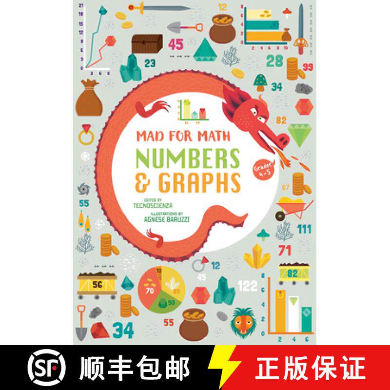 【3-4周达】Numbers and Graphs : Mad for Math [9788854419858]