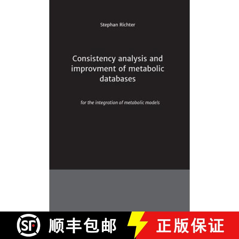 【2-3周达】Consistency analysis and improvement of metabolic databases [9783849591908]