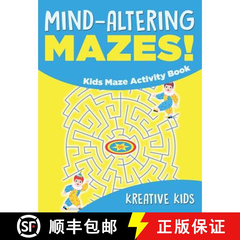 【3-4周达】Mind-altering Mazes! - Kids Maze Activity Book [9781683771746]