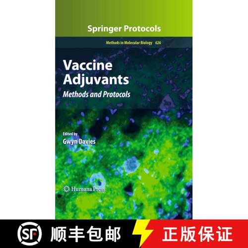 【3-4周达】精装 Vaccine Adjuvants : Methods and Protocols [9781607615842]