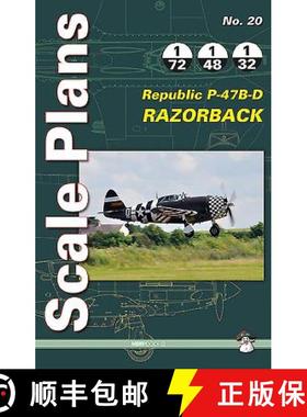 【3-4周达】Scale Plans No. 20: Republic P-47B-D Razorback [9788363678753]
