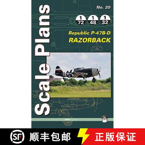 【3-4周达】Scale Plans No. 20: Republic P-47B-D Razorback [9788363678753]