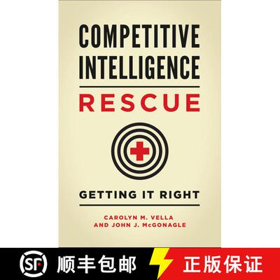 【3-4周达】精装 Competitive Intelligence Rescue: Getting It Right [9781440851605]