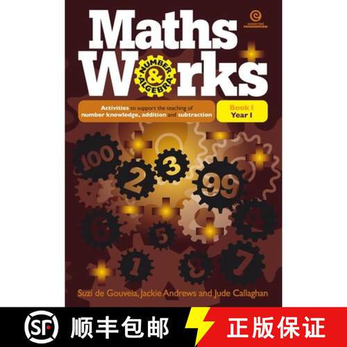 【3-4周达】Maths Works Book 1 Year 1: Activities to support the teaching of number knowledge, additio... [9781927143636]