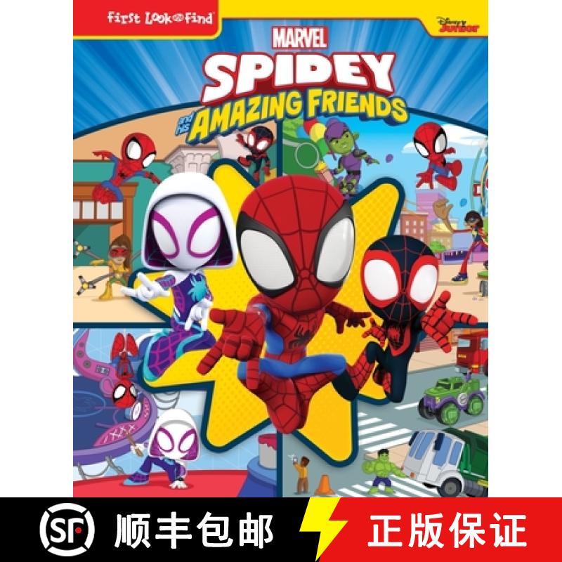 【3-4周达】Disney Junior Marvel Spidey and His Amazing Friends: First Look and Find [9781649960993]