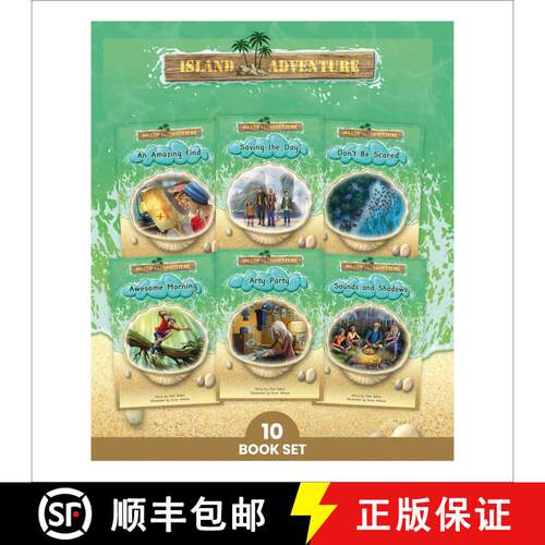 【3-4周达】Phonic Books Island Adventure: Decodable Books for Older Readers (Alternative Vowel Spelli... [9781783693177]