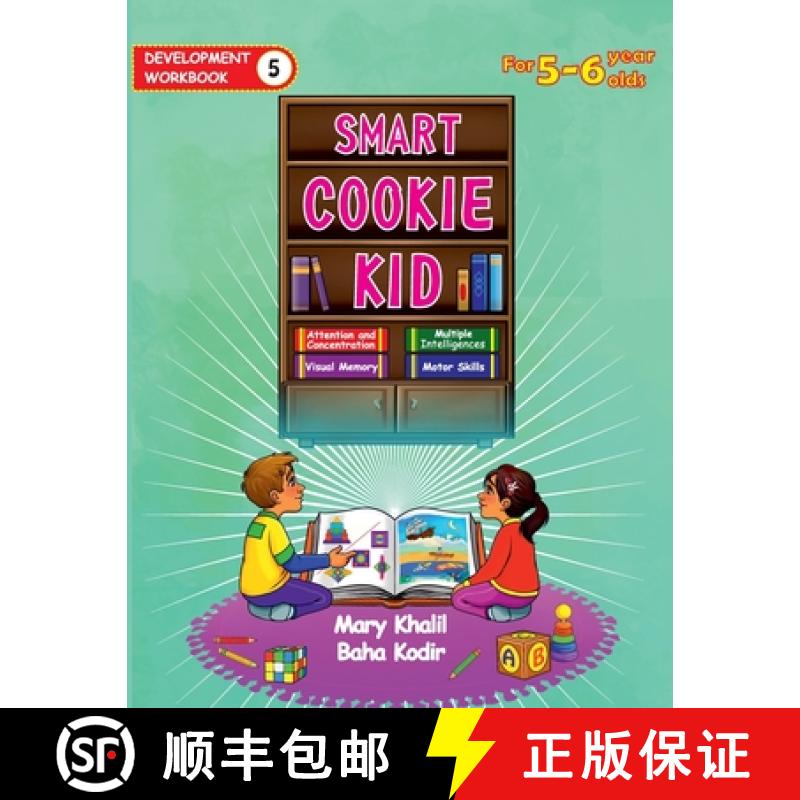 【4周达】Smart Cookie Kid For 5-6 Year Olds Educational Development Workbook 5: Attention and Concent... [9798330435746]