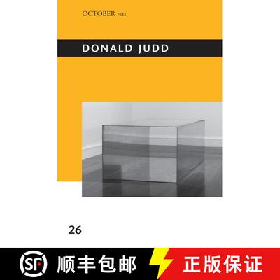 【3-4周达】Donald Judd [9780262539456]